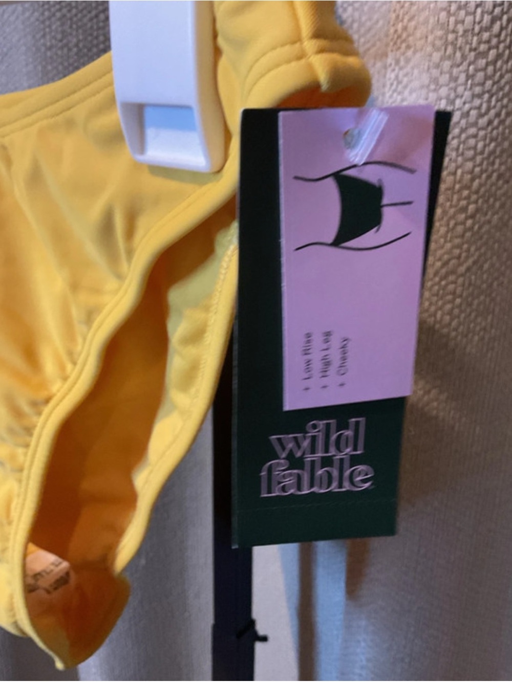 Wild Fable - Women’s Bright Yellow Bikini Bottom - Picture 3 of 7